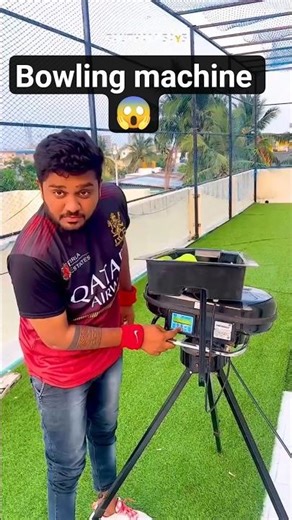 what is bowling machine 😱😱 #cricket
