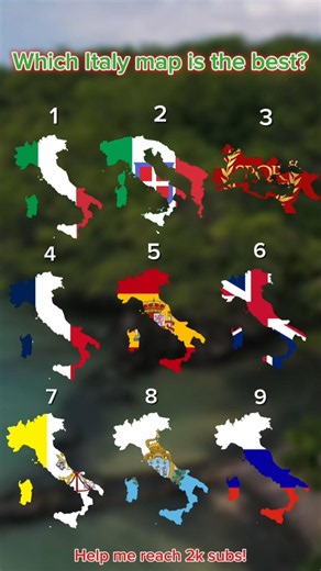 Which Italy map is the best? 🇮🇹 #italy #fyp #map #mapping