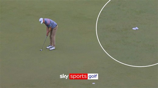 Keegan Bradley defies physics with this putt at Tour championship