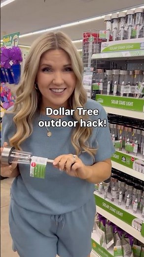 Solar Light DIY Idea #dollartreediy