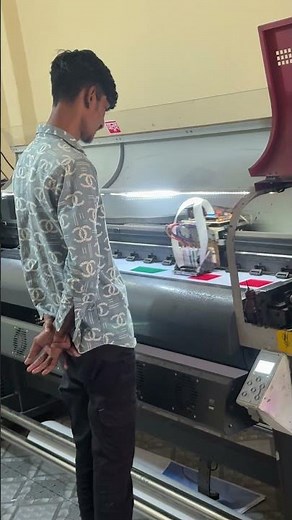 Banner Print Machine | Full Process in 30 Sec #bannerprint #printingmachine