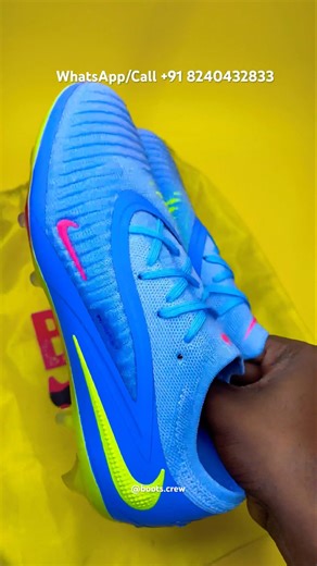 Phantom 6 Elite Low FG – Blue / Pink / Yellow #footballboots #soccerboots #viral #trending #shorts