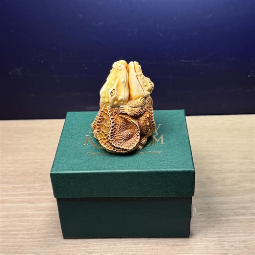 Vintage Harmony Kingdom Alligator Pie Box Figurine | Peter Calvesbert Treasure Jest - Etsy