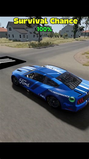 Mustang GT vs US Army Tank Battalion: 0% BeamNG Survival Chance Challenge