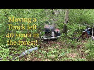 Abandoned Truck left 40 years in the Forest, can we finally get it out?!