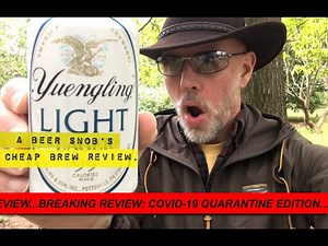 Yuengling Light Beer Review by A Beer Snob's Cheap Brew Review