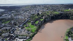 clip-3471726291-beautiful-aerial-panorama-view-chepstow-downtown-castle