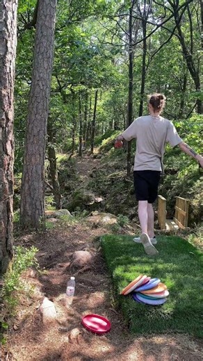 Will I Ace Today? 🤔 #shorts #discgolf #ace #shortsvideo #frisbeegolf