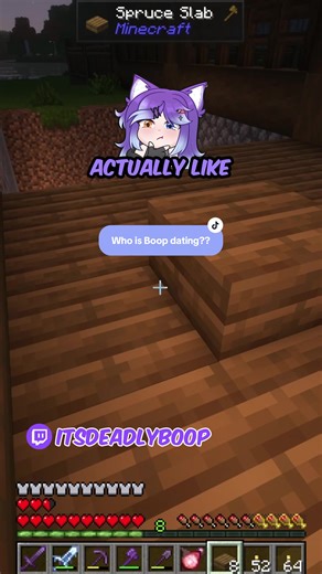 Boop’s dating life??? #fyp #minecraft #funny #gaming #deadlyboop (Modpack: BoopCraft, only available on Modrinth)