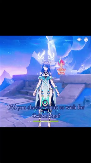 I only wish I would be doing this for her, and not for Flins or Lauma 💔 But her character has too many problems in writing... #genshinimpact #columbina #nodkraicharacters #fatuiharbinger #luna