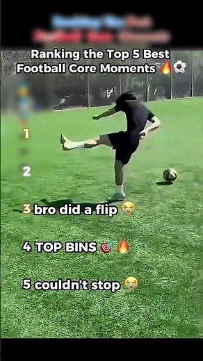 Ranking the Top 5 Best Football Core Moments ⚽🔥