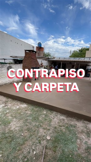 Contrapiso y Carpeta Rápido en 2 Días