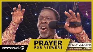 "Viewers all over the world, wherever you are does not matter but the position of your heart - because your heart is the prayer room. Be free, in the name of Jesus! Jesus loves you. Be free, in the name of Jesus! Whatever spirit that has been tormenting you - are you in bondage? Are you in prison? Are you a captive of affliction? Be free, in the name of Jesus! Receive your freedom - for salvation of your soul. I can hear breakthrough!" - T.B. Joshua 🙏 | TB Joshua Ministries
