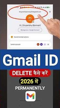 Gmail Account Delete Kaise Kare 2026 | How To Delete Gmail Account | #Gmail_id_delete #Shorts
