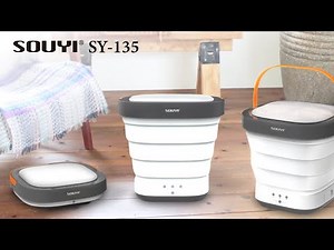 SOUYI JAPAN SY-135 コンパクト 折りたたみ洗濯機【SOUYI公式】
