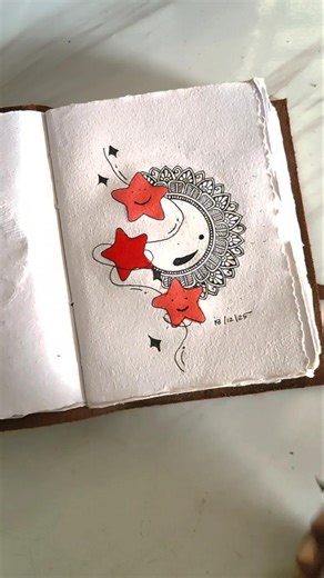 cute mandala design @ArunithraArts#mandalaartforbeginners #art #journal #mandala #shorts