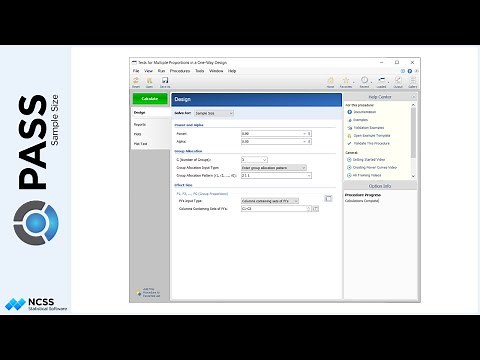 Sample Size Calculation for Tests for Multiple Proportions in a One-Way Design in PASS