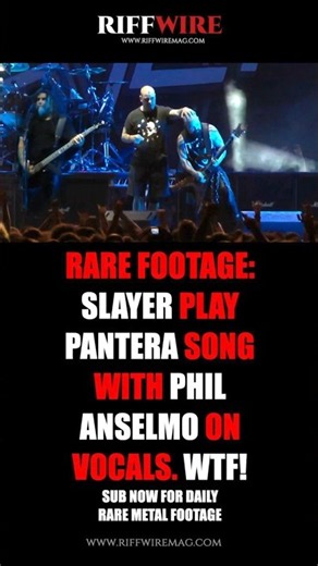 SLAYER PLAY PANTERA SONG WITH PHIL ANSELMO ON VOCALS! 🔥 WTF! 🔥🔥🔥
