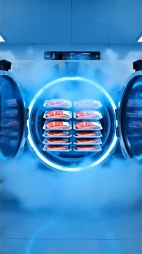 Realistic Industrial Goat Meat Processing 😳 | Factory Process #shorts