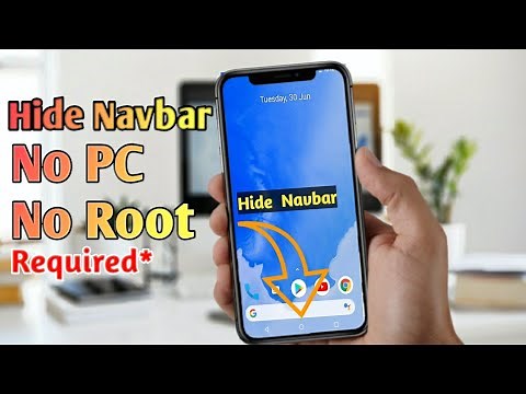 How To Hide Navbar From Any Android Device Without PC, Without Root.