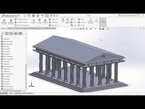 How to Make Parthenon in Solidworks