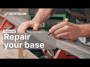 TUTORIAL - How to repair your SKI or SNOWBOARD base 🎿 | Decathlon