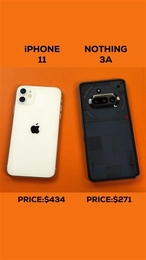 Nothing 3A Speed Test – Is It Really Faster Than iPhone 11? ⚡ #comparison #shorts
