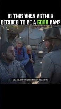 Arthur Doesn't Need To Be An Outlaw?