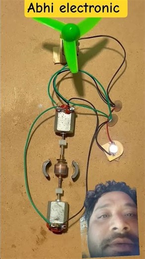 free energy power generator#fan LED supply#electricmotor #viral #shorts #tranding #ytshorts