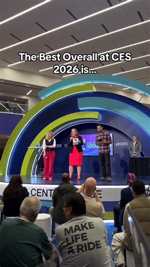 And the winner of 🏆 Best Overall for CES 2026 is… #tech #ces2026 #ces #galaxyztrifold #samsung @ces | CNET