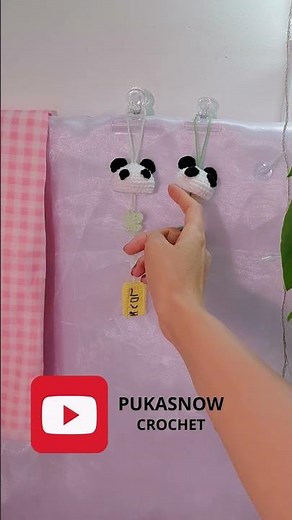 Crochet a Panda Wind Chime 🐼 Easy Tutorial for Beginners