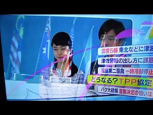 NHK ニュース7 オープニング後のキャスターが消える⁉ 【2016年11 月22日 放送事故】