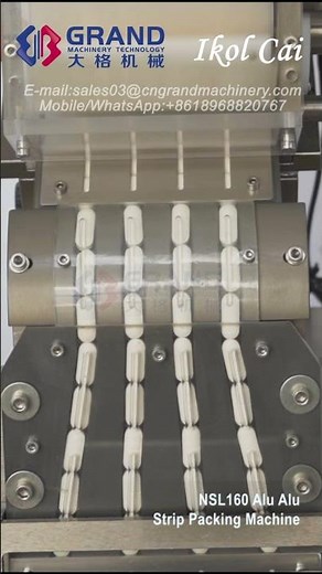 NSL160 Alu Alu Strip Packing Machine for Pharmaceutical Tablets Packaging-Grand Machinery-China