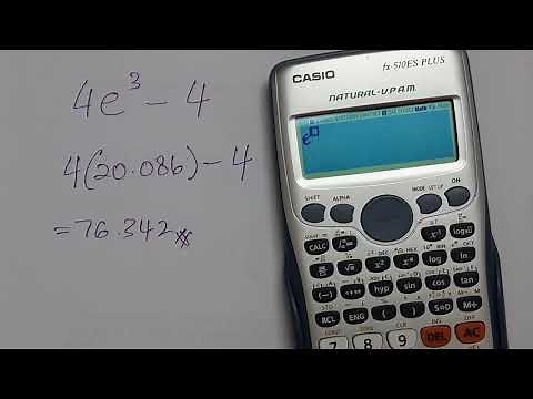 Penyelesaian Fungsi Eksponen Dengan Menggunakan Kalkulator