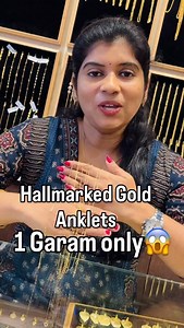 One Pair Hallmarked Gold Anklets 😍 | REGALIA GOLD& DIAMONDS