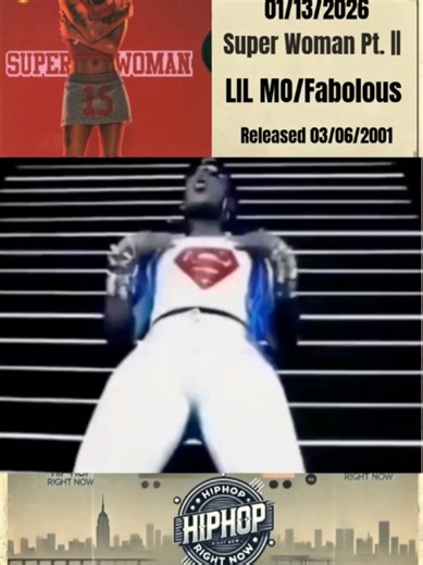🎶 Rap Track of the Day “Superwoman Pt. II” – Lil’ Mo feat. Fabolous Early 2000s R&B meets smooth NY rap energy. Lil’ Mo’s powerful vocals plus Fab’s laid-back bars made this one a timeless heartbreak anthem. Real vibes, no skips. #RapTrackOfTheDay #LilMo #Fabolous #RnBClassics