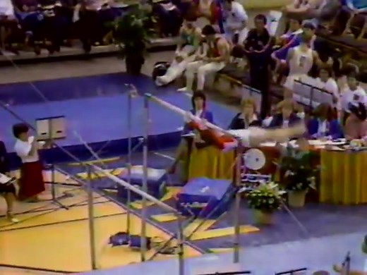 1.3M views · 10K reactions | Flashback: 1985 American Cup - Mary Lou Retton (USA) UB Retton flip! @marylouretton | International Gymnast Magazine | Facebook