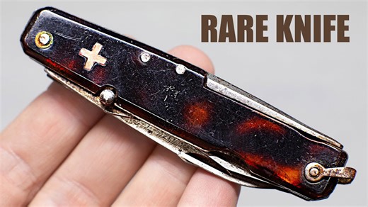 Rare Swiss Army knife gets a stunning full restoration