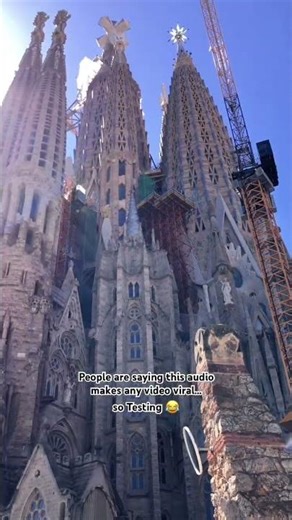 🔥La Sagrada Familia, most Beautiful Church in Barcelona, Spain 🇪🇸 #travel #beautiful #barcelona
