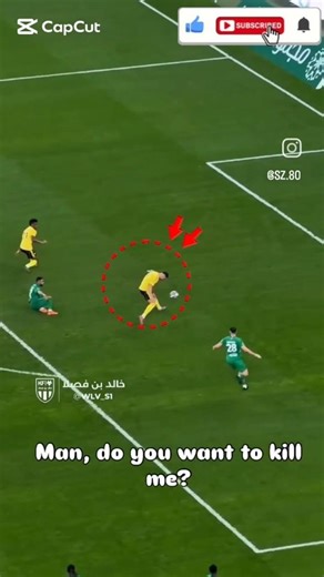 Cristiano Ronaldo's BRUTAL Miscalculation! 🤦‍♂️ Falling Down in Al-Nassr Match #shorts