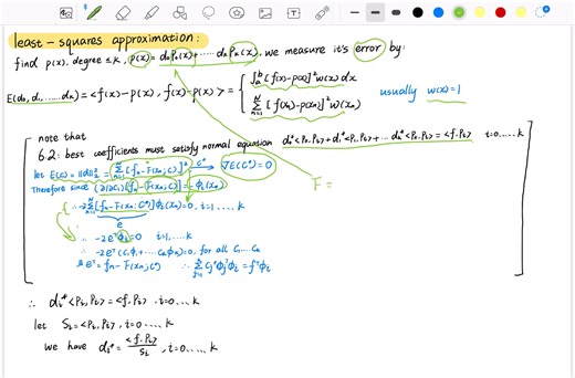 最小平方近似（数值分析与计算）least squares approximation