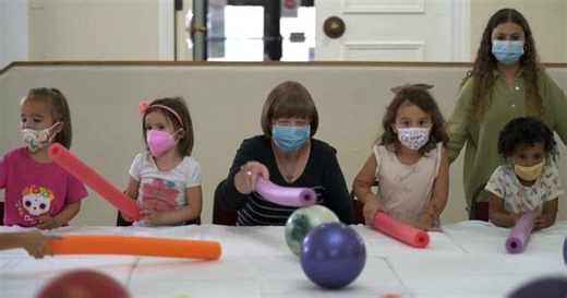Preschool located inside a retirement complex aims to promote intergenerational learning
