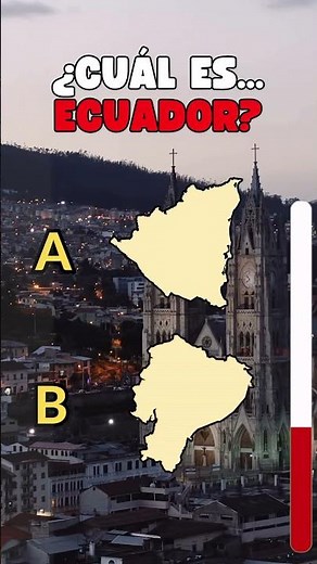 ¿Cuál de estos MAPAS es ECUADOR? 🇪🇨