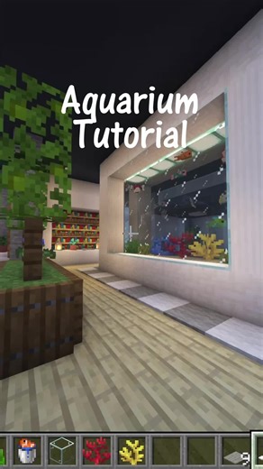 Minecraft Wall Aquarium Tutorial