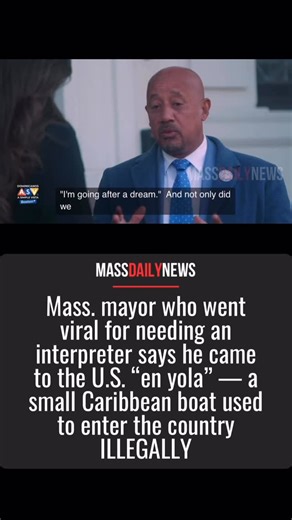 Mass Daily News on Instagram: "The mayor of Lawrence, Massachusetts went viral last week after requesting a Spanish interpreter during court proceedings. Now, renewed attention is on Brian De Peña’s own account of how he came to the United States. De Peña has said he arrived “en yola,” a Caribbean slang term commonly associated with dangerous, illegal boat crossings — often from the Dominican Republic toward Puerto Rico. Supporters frame his story as a rags-to-riches immigrant journey. Critics s