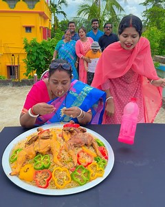 4.2M views · 20K reactions | Chicken Chow Mein Bottle Flip Family Eating Challenge | Sumi's simple life | Facebook