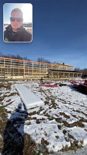 Watching these trusses go up never gets old — this is the moment a barndominium really starts to take shape. Strong lines, solid framing, and one big step closer to turning this vision into a home. Give us a call at 765-570-2775, to quote your upcoming project! | The Barn Builders
