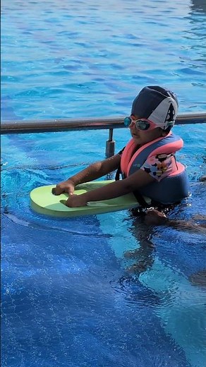 summer activity Kids First Swim Class | Summer Swimming Activity Vlog
