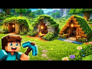 3 Micro Starter Bases You Can Build in the First 3 Hours | Minecraft