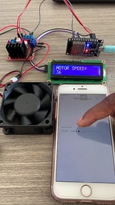 188K views · 1.3K reactions | DC Motor Speed control with ESP32 using Blynk IoT Cloud, LCD Display #arduino #engineering #electronics #arduinoproject #electricalengineer #arduinobeginner #programming #electrical | Upload Ideas with Itamar | Facebook